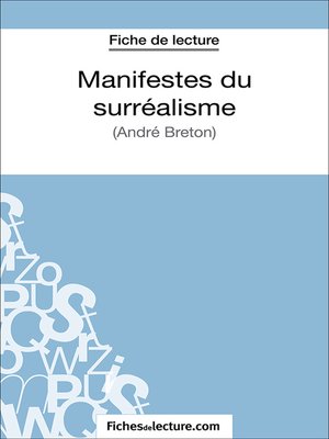 cover image of Manifestes du surréalisme
